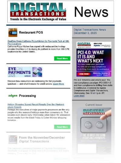 OneDine Signs CPK; Adyen's Record Results; Fi911 Launches ResolveLab