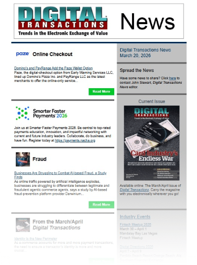 Domino's, PayRange, And Paze; The AI Fraud Threat; Plus Weekly Recap