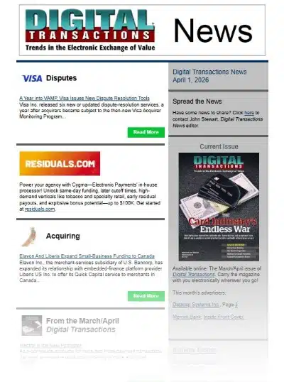 Visa’s New Dispute Services; Elavon’s Funding Move in Canada; CARD91’s VerifyIQ Tool