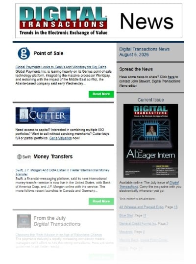 Global Payments Leans on Genius; Swift’s Remittance Move; Toast Payment Volume up 22%
