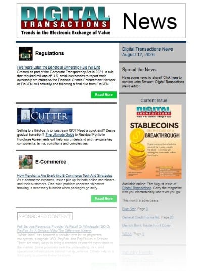 FinCEN Ownership Rule at its End; Merchants Make E-Commerce Work; SMBs Readily Employ AI