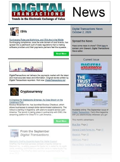 Surcharging’s Problematic Issue for ISVs; A Checkout for Bitcoin; Plus Weekly Recap