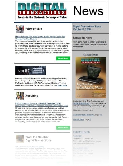 Nayax Primes the Pump; Payroc Taps AI to Aid Developers; Retail Payments up 5.7% in Canada