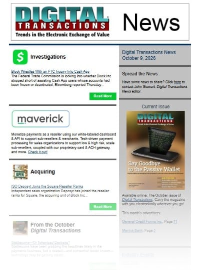 FTC Investigation Targets Cash App; Square Notches Another ISO; Plus Weekly Recap